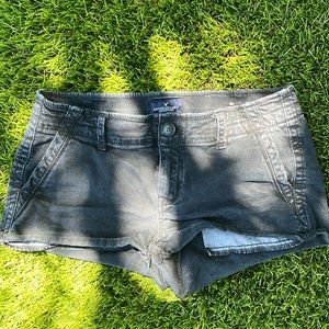 American Eagle Outfitters; Black Jean Shorts| Super Stretch